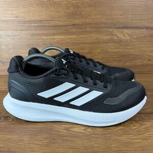ADIDAS RUNFALCON 5 Women’s Running Shoes Black/White Size 9.5 Athletic Sneakers